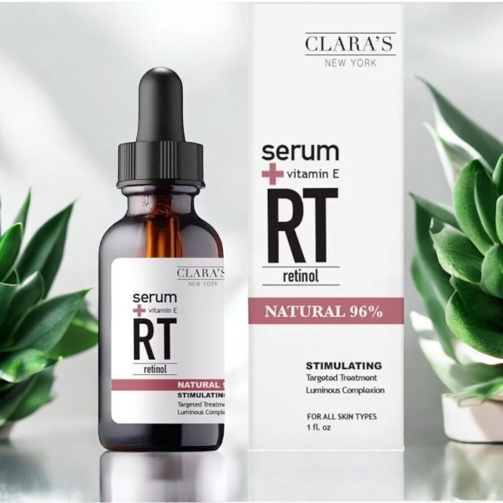 Clara's New York Retinol‎ Facial Serum with Vitamin E Anti-Aging Skincare